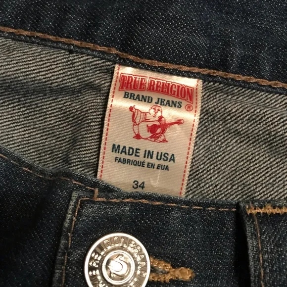 True Religion Men's Blue Jeans
